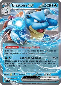 Carta Blastoise ex